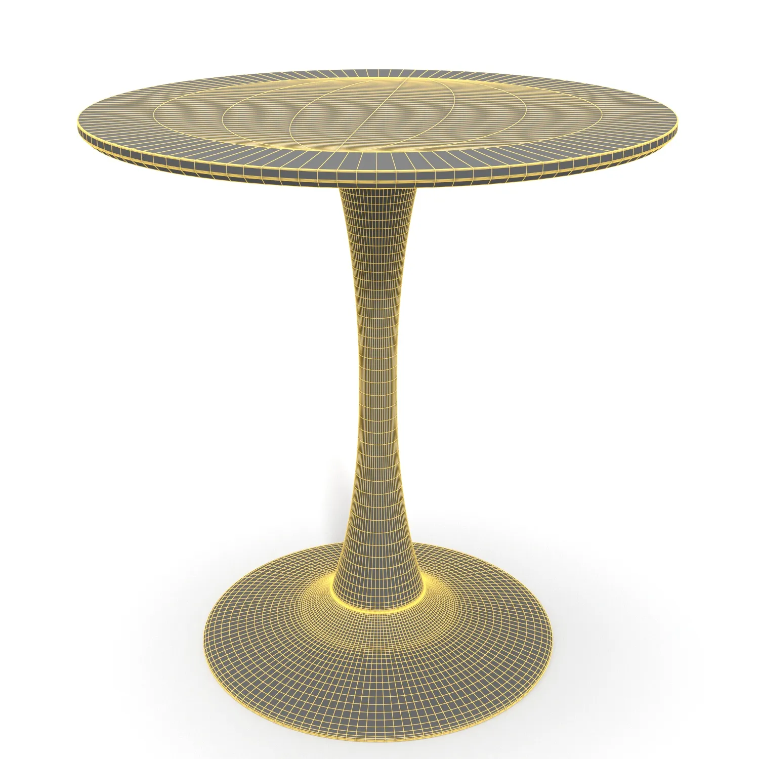 Tulip Style Dining Table 3D Model_07